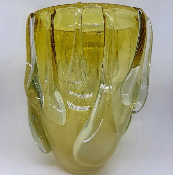 Vaso Acqua G degradê Aurora com ouro