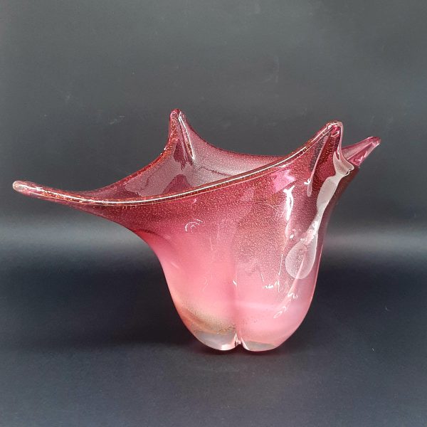 Vaso Lily G degradê Pink com ouro - Image 2